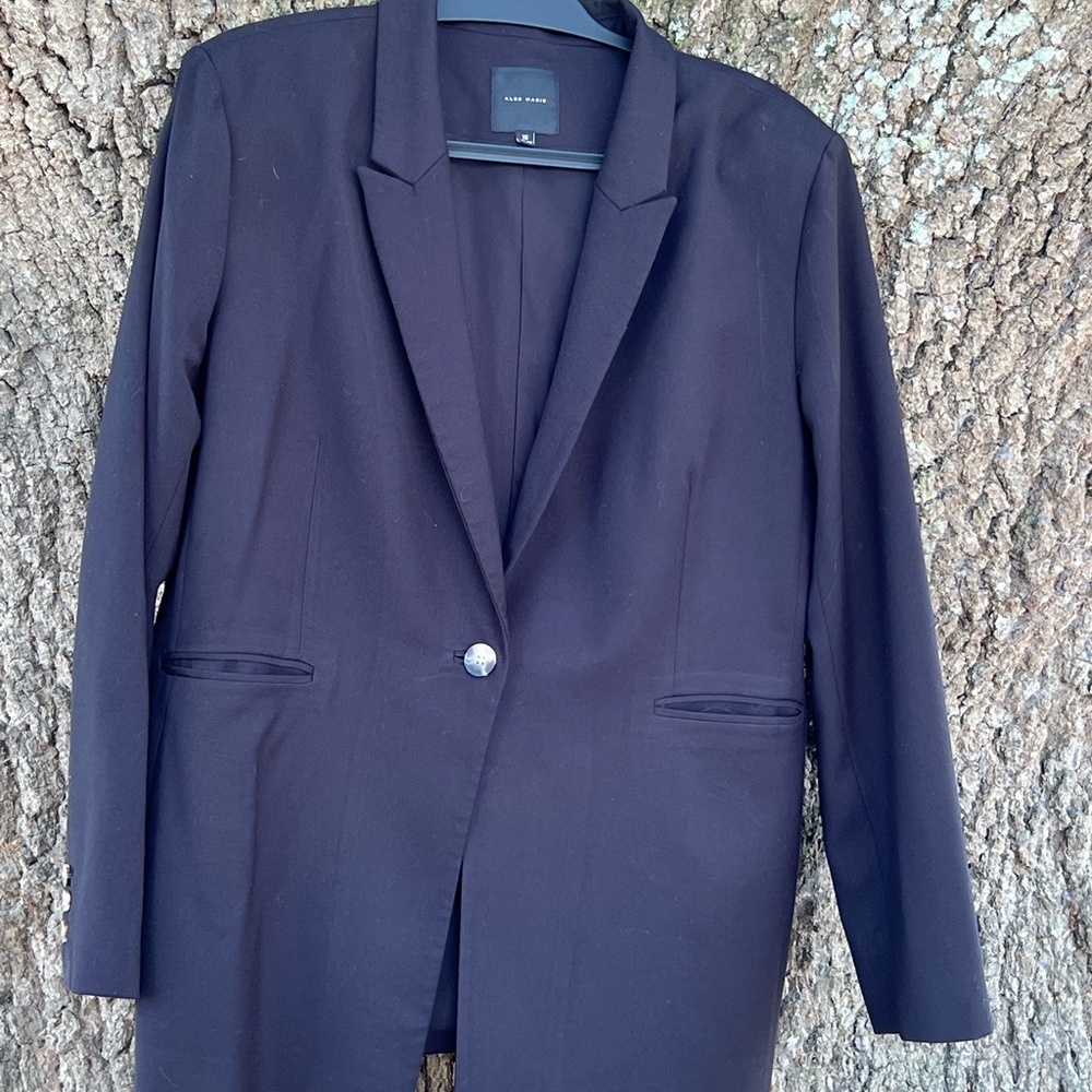 New, worn once Alex Marie one button blazer.   Smoke free environment.